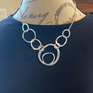 Beautiful silver colored necklace